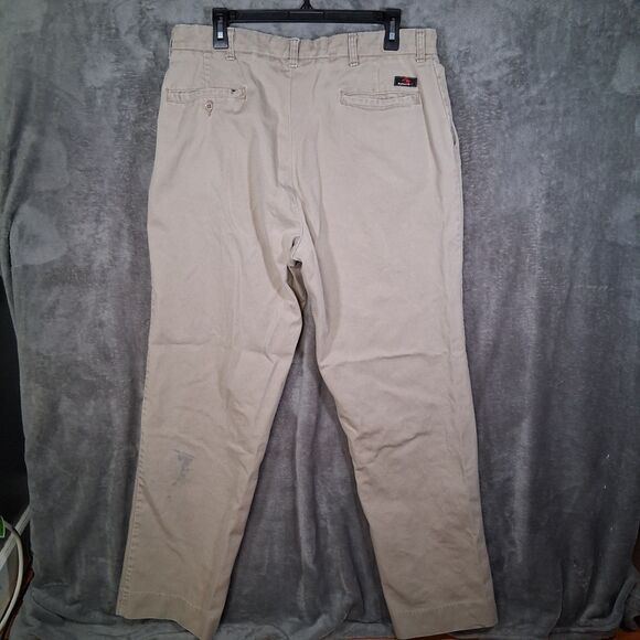 Bulwark Flame Resistant Pants Mens 38 Inseam 32 Cream - Picture 2 of 10